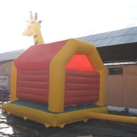 Εμπορικό Giraffe Bouncy Castle άλματος ένα PVC πλαισίων EN14960 0.55MM