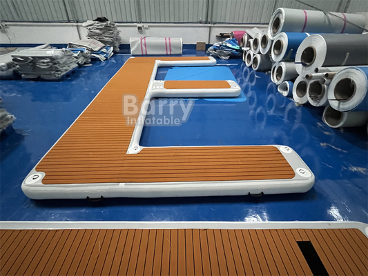 Εξαρτάται από το μέγεθος Η χωρητικότητα φουσκωτή πλωτή αποβάθρα Custom Made E σχήμα φουσκωτή Jet Ski Dock